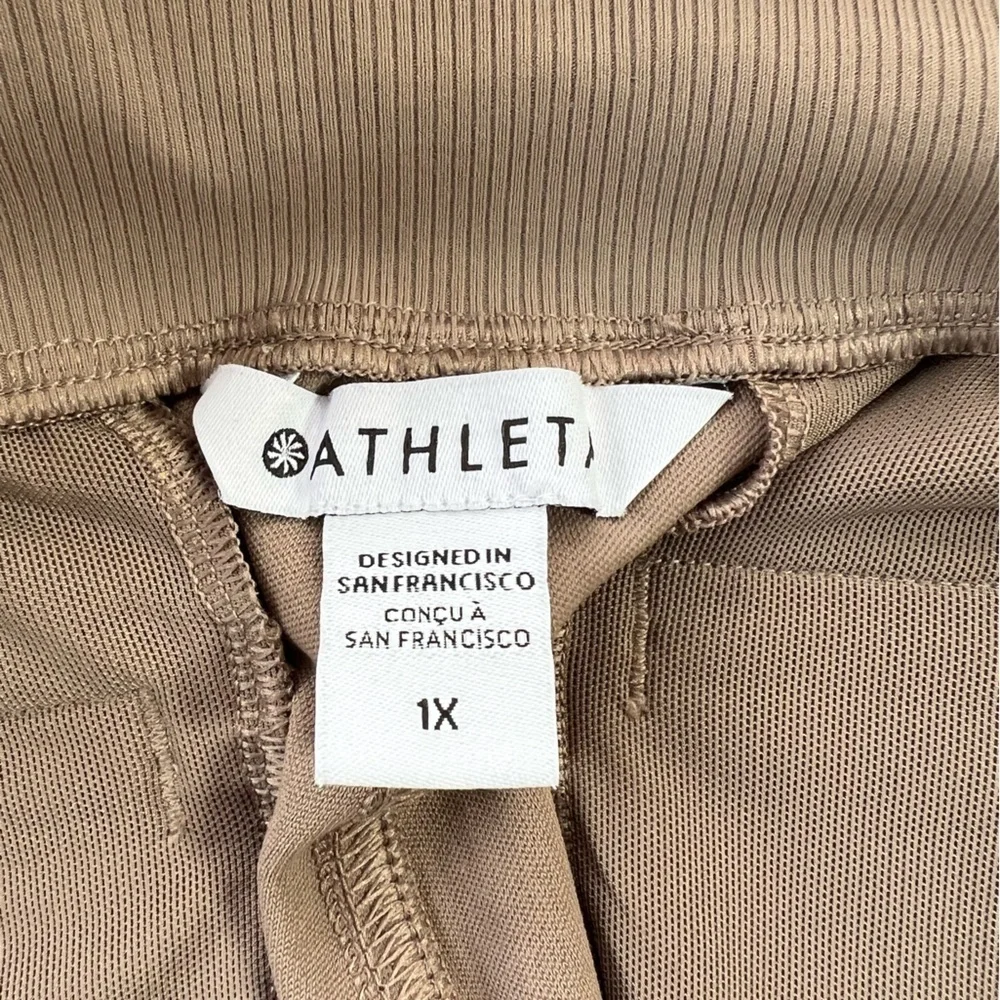 ATHLETA Venice Split Flare Pant in Rustic Beige Brown, size 1X